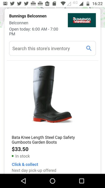 white gumboots bunnings